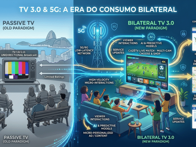 TV 3.0, 5G e CazéTV: O Futuro da Interatividade e do Consumo Bilateral nas Cidades Conectadas