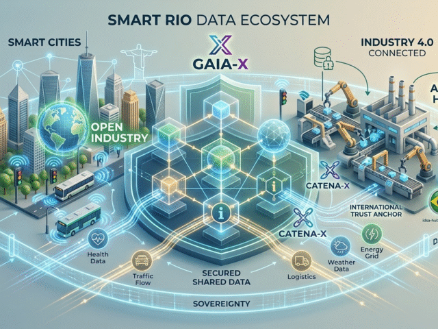 Por dentro do ecossistema global: Como Gaia-X, Catena-X e o Hub IDSA Brasil moldam a Open Industry