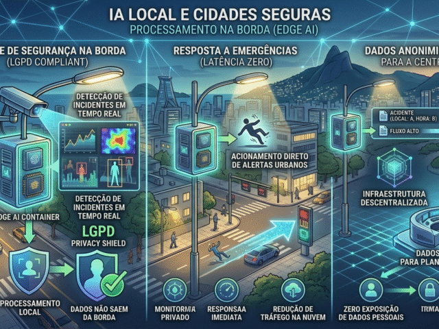 IA Local e Cidades Seguras: Como o processamento na borda protege a privacidade do cidadão carioca