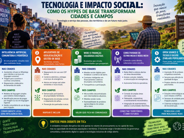 TECNOLOGIA E IMPACTO SOCIAL: COMO OS HYPES DE BASE TRANSFORMAM CIDADES E CAMPOS